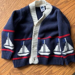 Janie and Jack Boat Cardigan